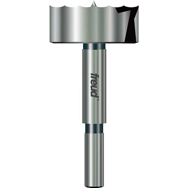 Freud Precision Shear PB-012 Forstner Bit, 1-5/8 in Dia, 3-1/2 in OAL, 3/8 in Dia Shank