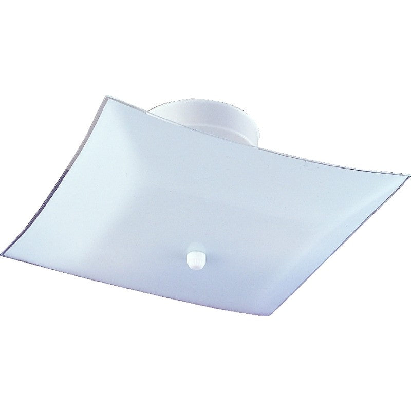 Boston Harbor F98WH02-12643L Ceiling Light Fixture, 2-Lamp, CFL Lamp, White Fixture