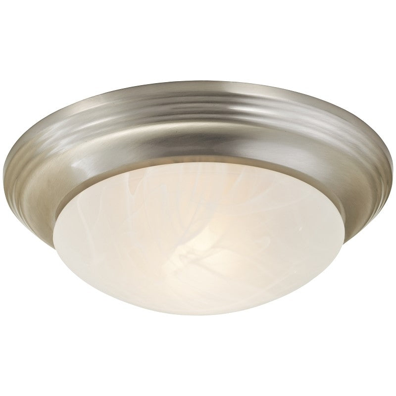 Boston Harbor 563118BN Single Light Flush Mount Ceiling Fixture, 120 V, 60 W, 1-Lamp, A19 or CFL Lamp
