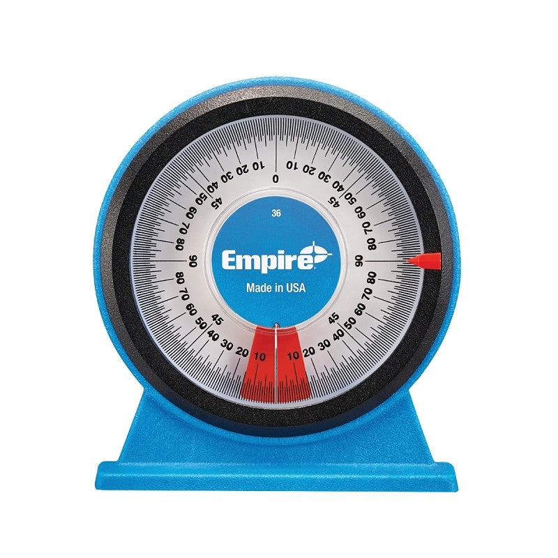 Empire 36 Magnetic Protractor, 0 to 360 deg, Polycast