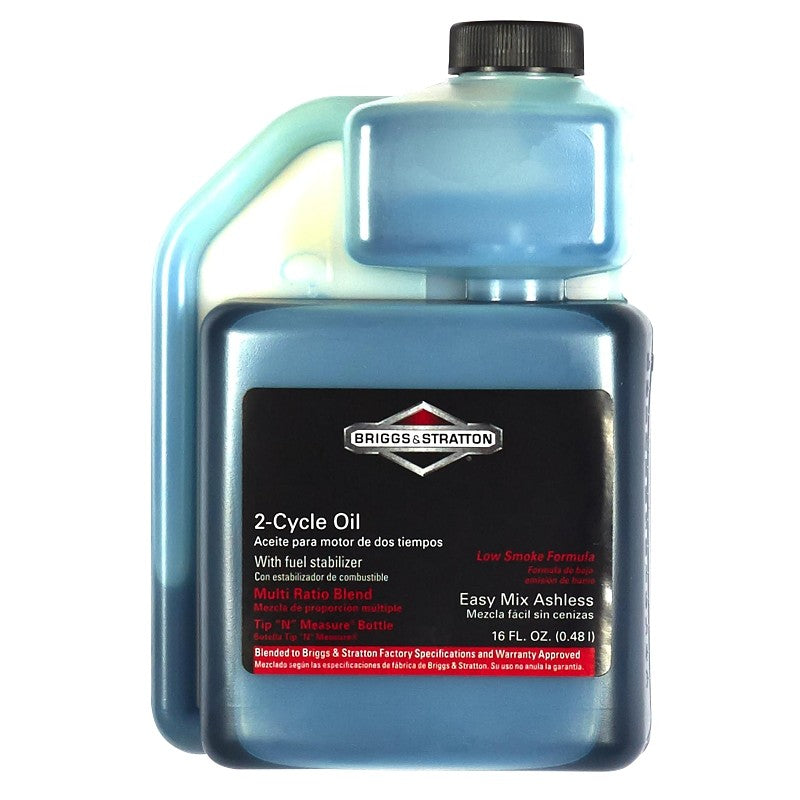 Briggs & Stratton 100036 2-Cycle Engine Oil, 16 oz, Bottle (Pack of 12)