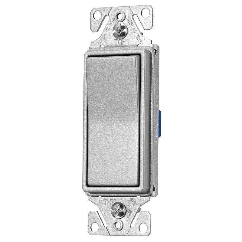 Eaton Wiring Devices 7500 Series 7503SG-K-L Rocker Switch, 15 A, 120/277 V, 3-Way (Pack of 4)