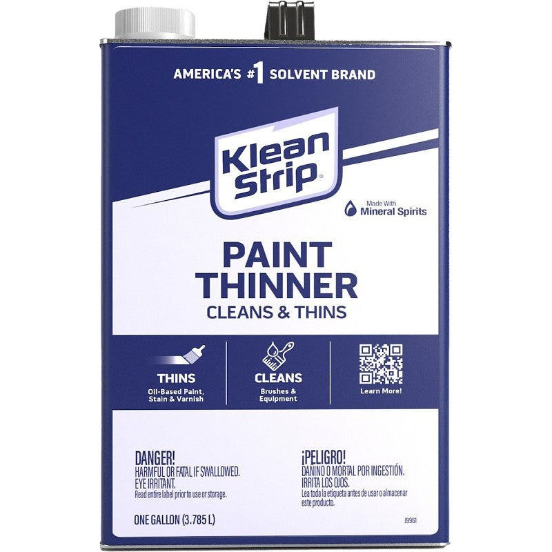 Klean Strip GKPT94002PCA Paint Thinner, Water White, 1 gal, CN (Pack of 4)