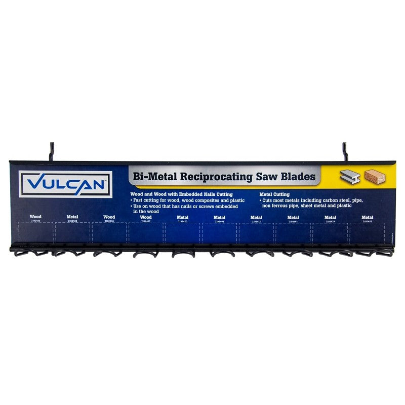 Vulcan 994950 Reciprocating Saw Blade Rack, 19-1/2 in W, 18 in L