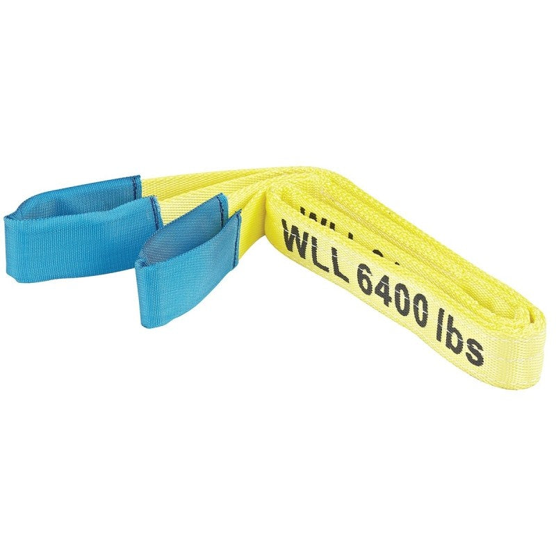 ProSource FH4019 Lifting Sling, Heavy-Duty, Polyester, Yellow