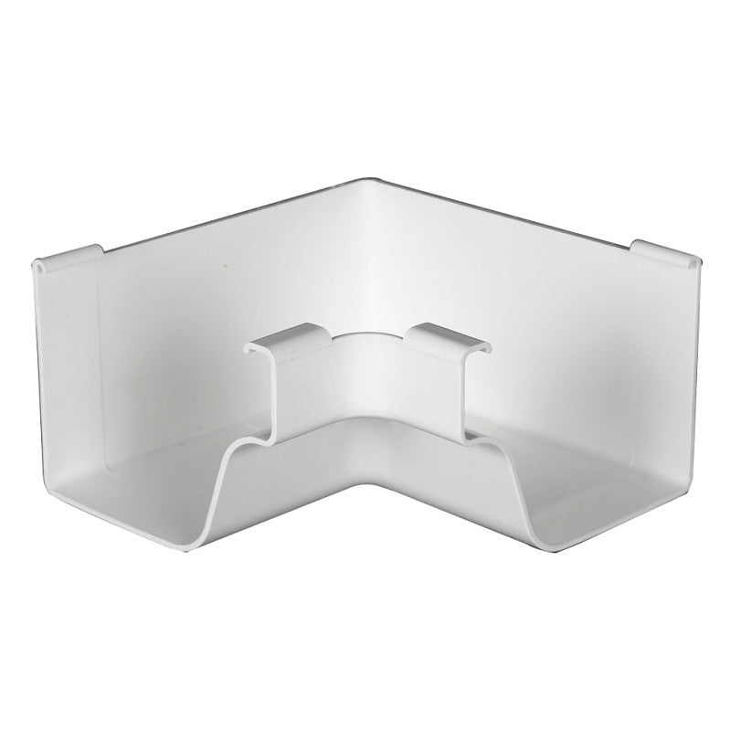 Amerimax M0504 Stair Post, 5 in Gutter, Vinyl, White