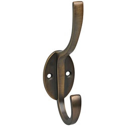Modern Coat And Hat Hook 5-1/2 Inch Antique Bronze (POS)