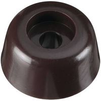 Round Screw-In Bumpers 7/8 Inch Brown 4 Pack
