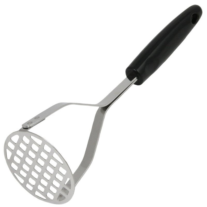 Chef Craft 12923 Potato Masher, Stainless Steel Head, Black Handle