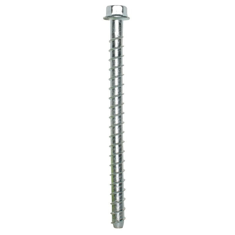 Simpson Strong-Tie Titen HD THD37600HF1 Heavy-Duty Screw Anchor, 3/8 in Dia, 6 in L, Carbon Steel, Zinc (Pack of 20)