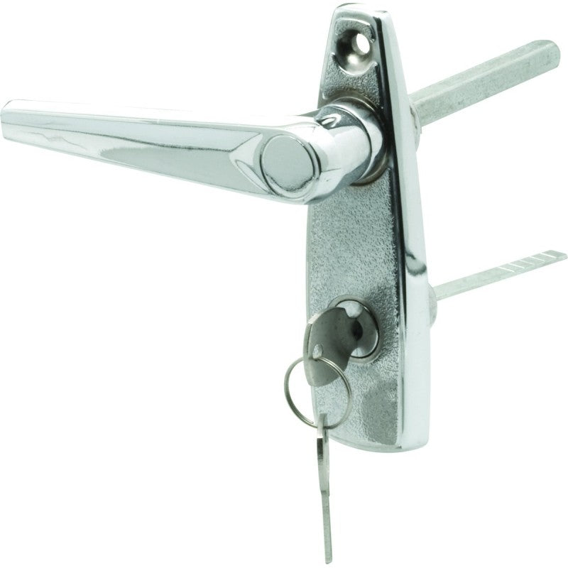 Prime-Line GD 52147 L-Handle and Locking Unit, 5/16 in L Shaft, Chrome
