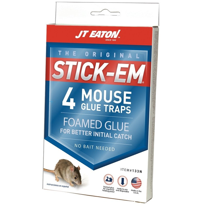 J.T. Eaton 133N Glue Trap, 3-1/4 in W, 4-1/2 in H (Pack of 24)