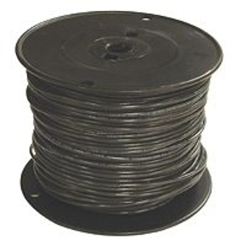 Romex 12BK-STRX500 Series Building Wire, Black Sheath, 12 AWG Wire, 1-Conductor, 500 ft L, Copper Conductor