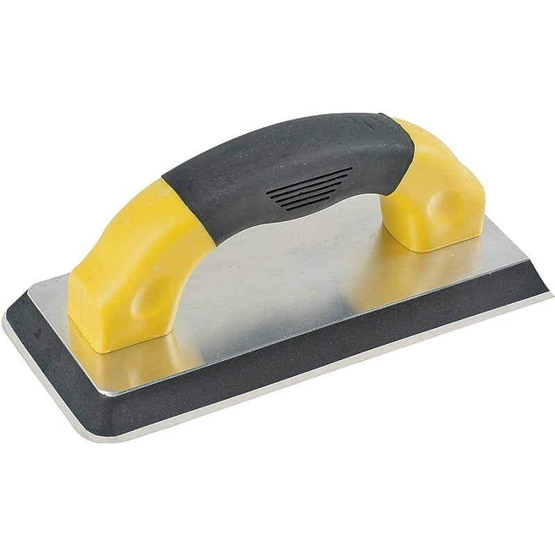 M-D 49827 Grout Float, 9 in L, 4 in W, Ergonomic Handle, Gum Rubber