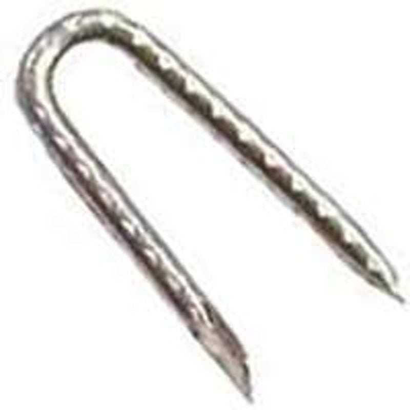 ProFIT 0050058 Fence Staple, 1/4 in W Crown, 9 ga, 1 in L, Galvanized