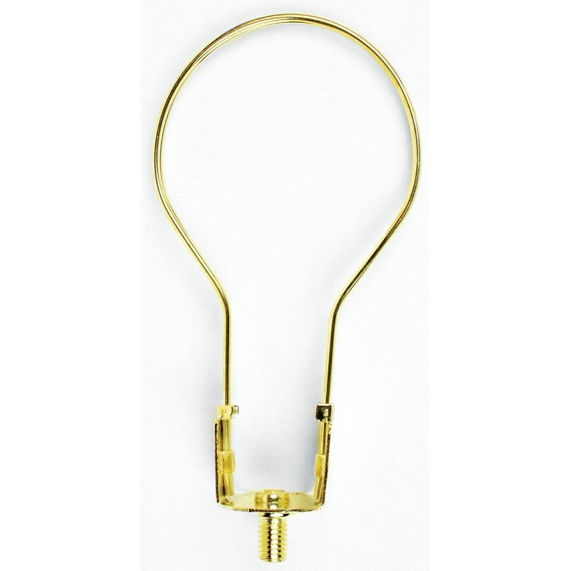 Jandorf 60120 Clip-On Lamp Shade Adapter, Brass Fixture