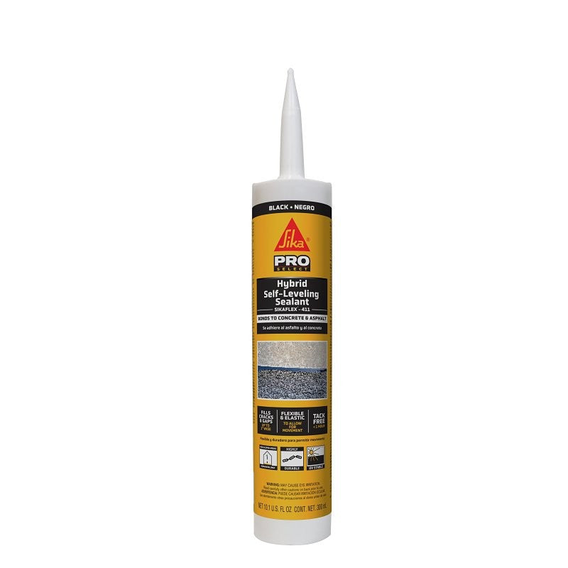 Sikaflex 813730 Hybrid Self-Leveling Sealant, Black, 10.1 oz Tube