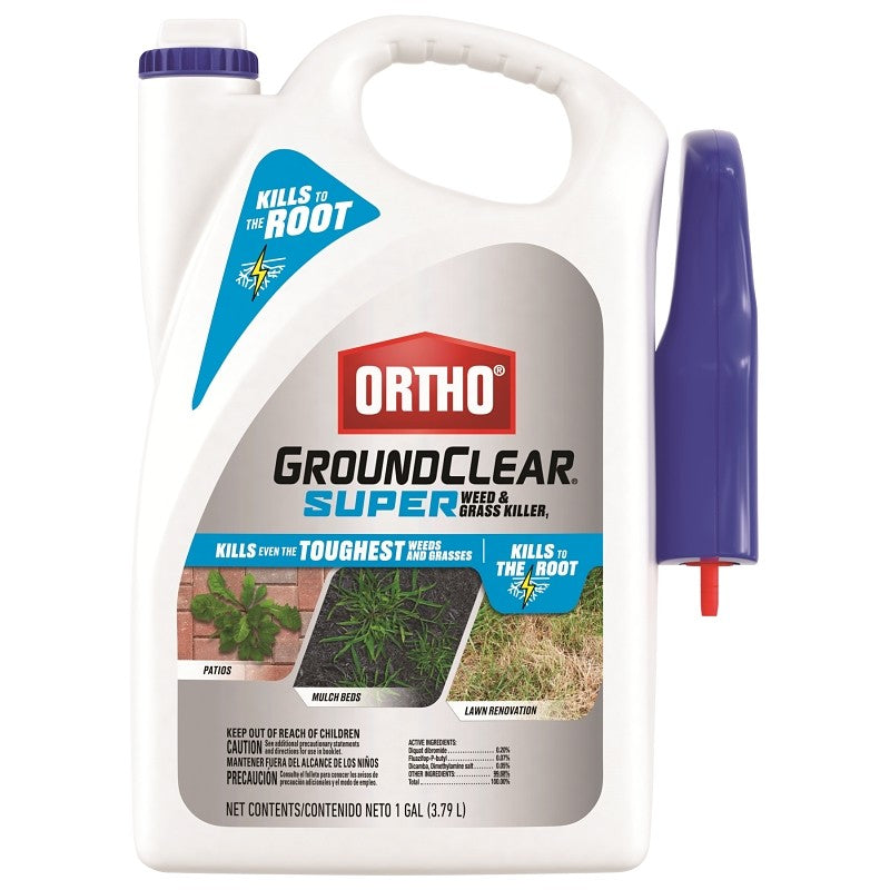 Ortho 4652605 Weed and Grass Killer, Liquid, Light Yellow, 1 gal Jug