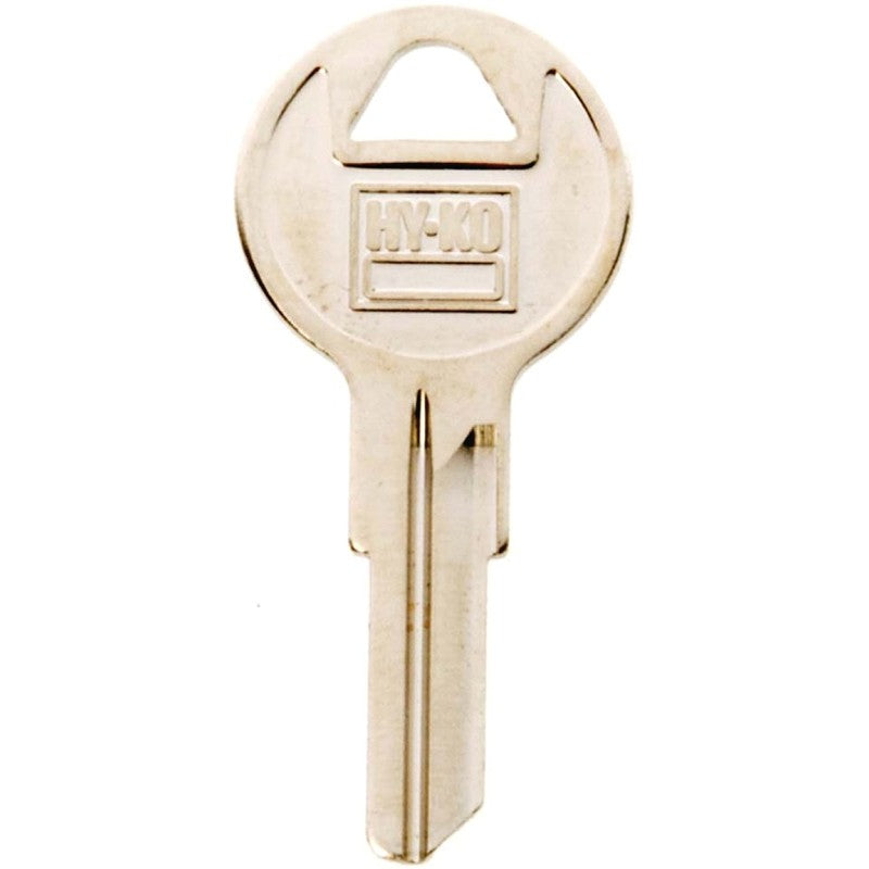 Hy-Ko 11010Y14 Key Blank, Brass, Nickel, For: Yale Cabinet, House Locks and Padlocks, Y14 Key Number (Pack of 10)