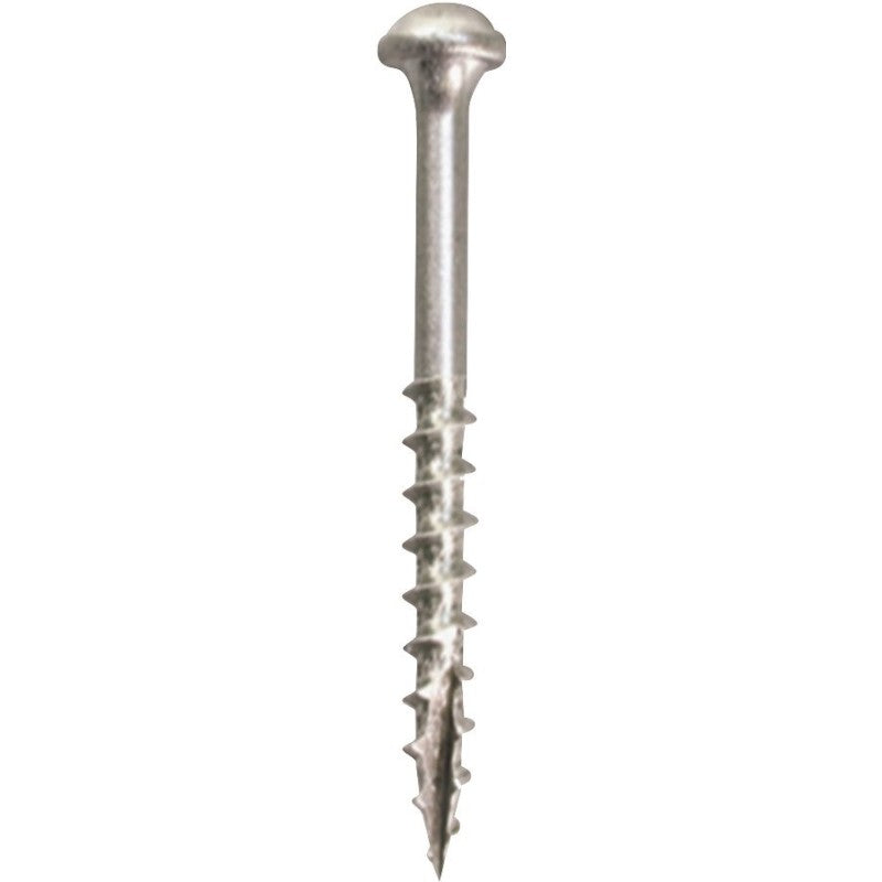Kreg SML-C250-50 Pocket-Hole Screw, #8 Thread, 2-1/2 in L, Coarse Thread, Square Drive, Carbon Steel, 50/PK