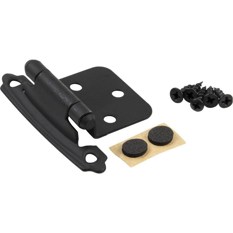 KasaWare KFHO-A-MB2 Cabinet Hinge, Self Close, Matte Black
