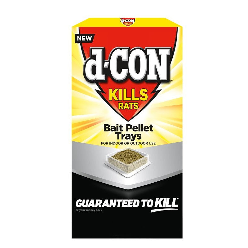 d-CON 1920099877 Bait Pellet Tray, Solid, 6 oz Box
