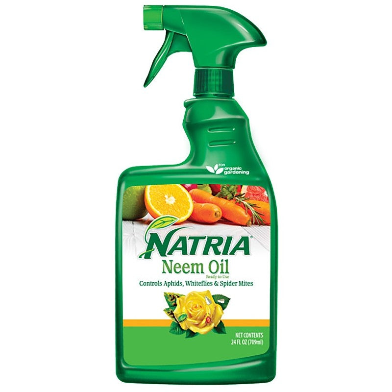 Natria 706250A Neem Oil, Liquid, Spray Application, 24 oz Can