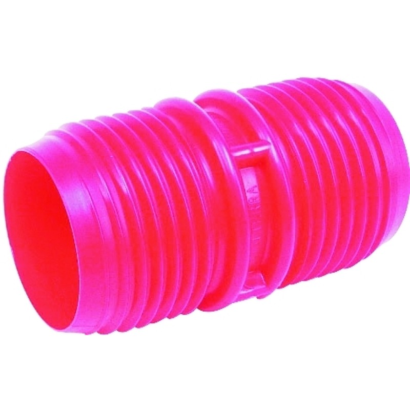 US Hardware RV-380B Hose Coupler, 3 in ID, Male Thread, Plastic, Red