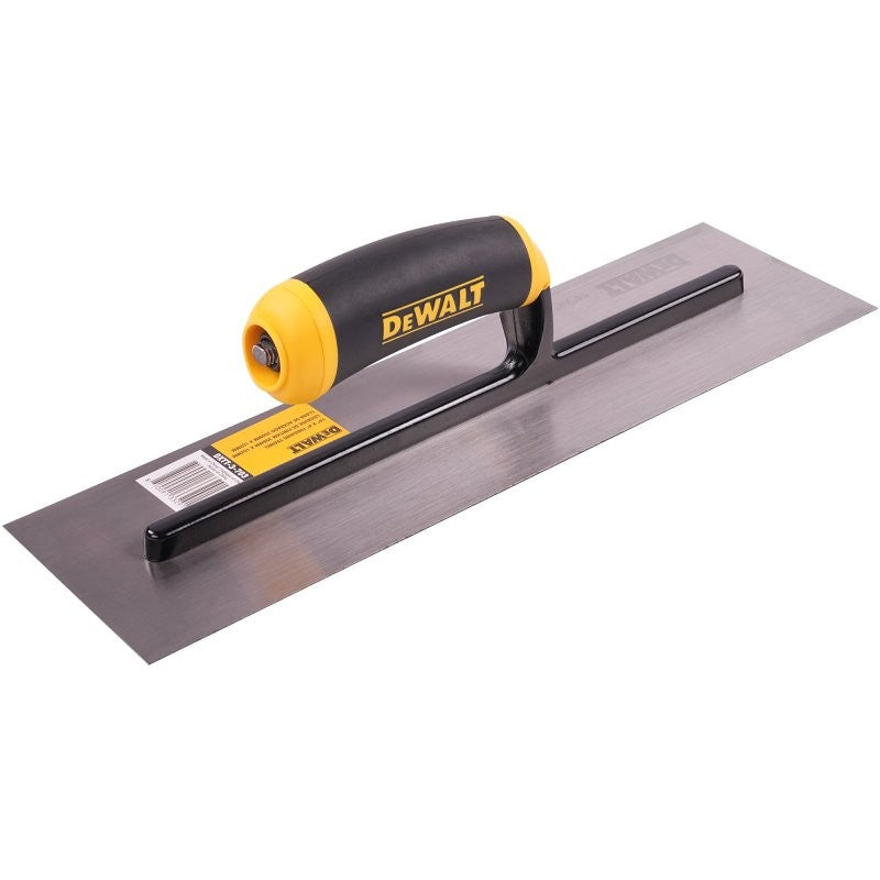 DEWALT DXTT-3-703 Finishing Trowel, 14 in L Blade, 4 in W Blade, Carbon Steel Blade, Square End, Soft Grip Handle