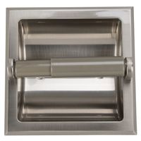 Recessed Toilet Paper Holder Brushed Nickel