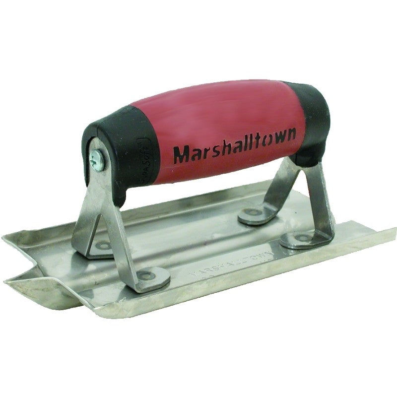 Marshalltown 180D Hand Groover, 6 in L Blade, 3 in W Blade, 1/4 in Radius, Stainless Steel Blade