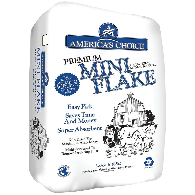 America's Choice 483.0P2MINIAC Series Flake Bedding, Small