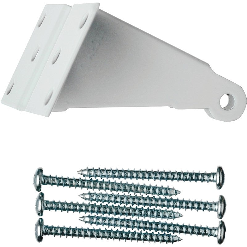 Wright Products V1020RJBWH Repair Jamb Bracket, White, For: V820 Screen Door Closer