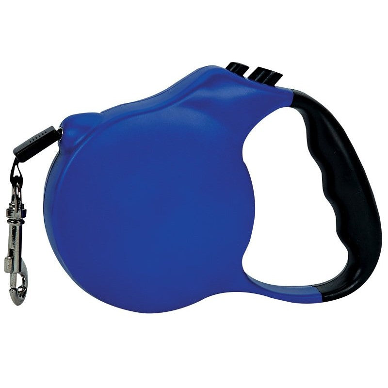 Casual Canine 11611 12 19 Belted Retractable Lead, 12 ft L, Blue, Snap Hook