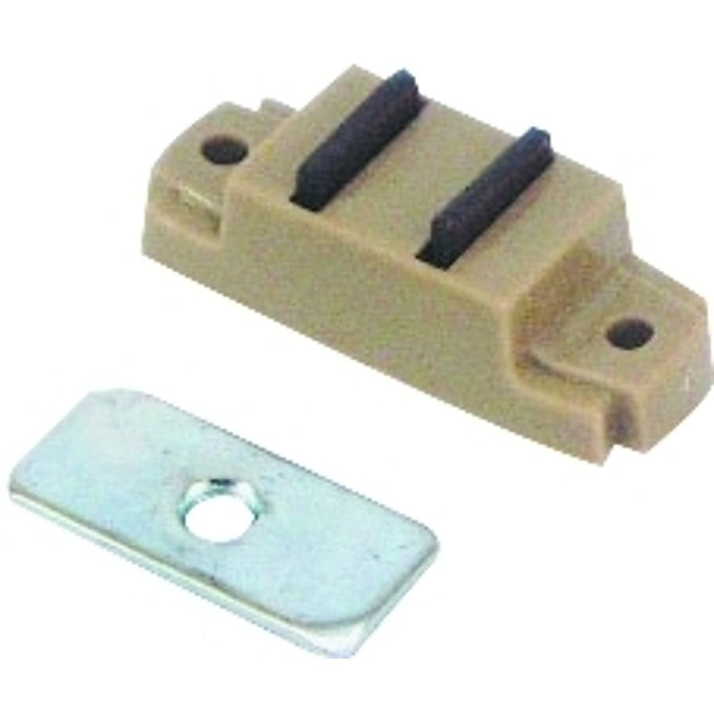 US Hardware WP-9173C Door Catch, Plastic/Steel