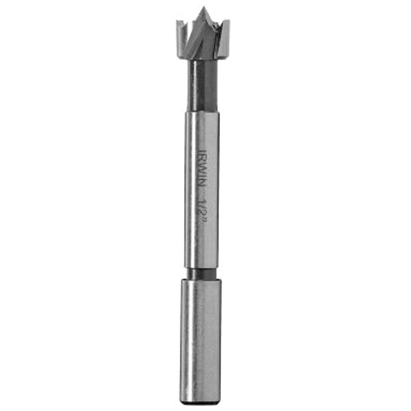 Irwin 1966895/42906 Forstner Bit, 3/8 in Dia, 3-1/2 in OAL, 2-Flute, 3/8 in Dia Shank, Reduced Shank