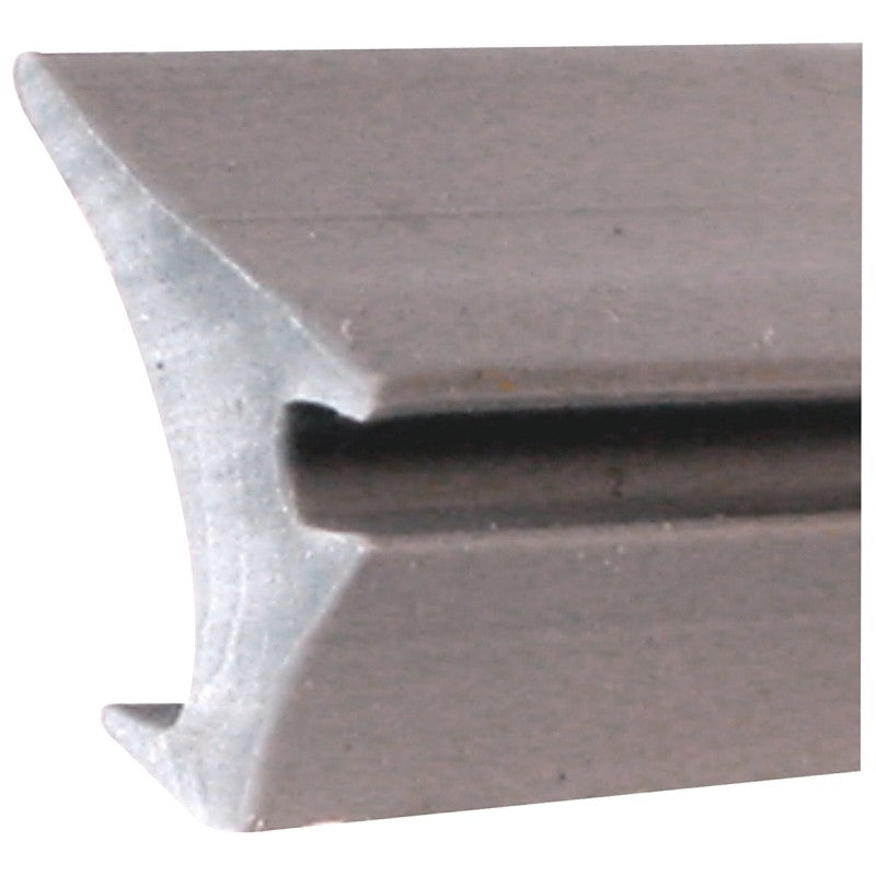 Make-2-Fit P 7774 Glass Glazing Spline, 0.16 in W, 25/64 in Thick, 200 ft L, Vinyl, Gray