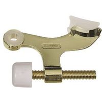 Contoured Hinge Pin Door Stop Polished Brass (POS)