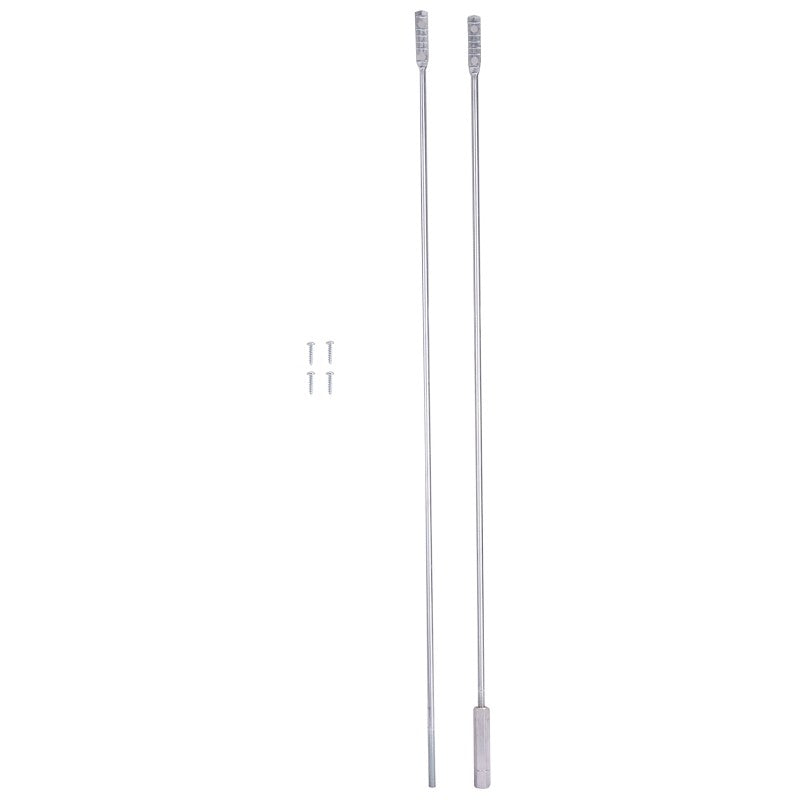 ProSource LR-105-PS Door Brace, 3/8 in W, Steel, Zinc