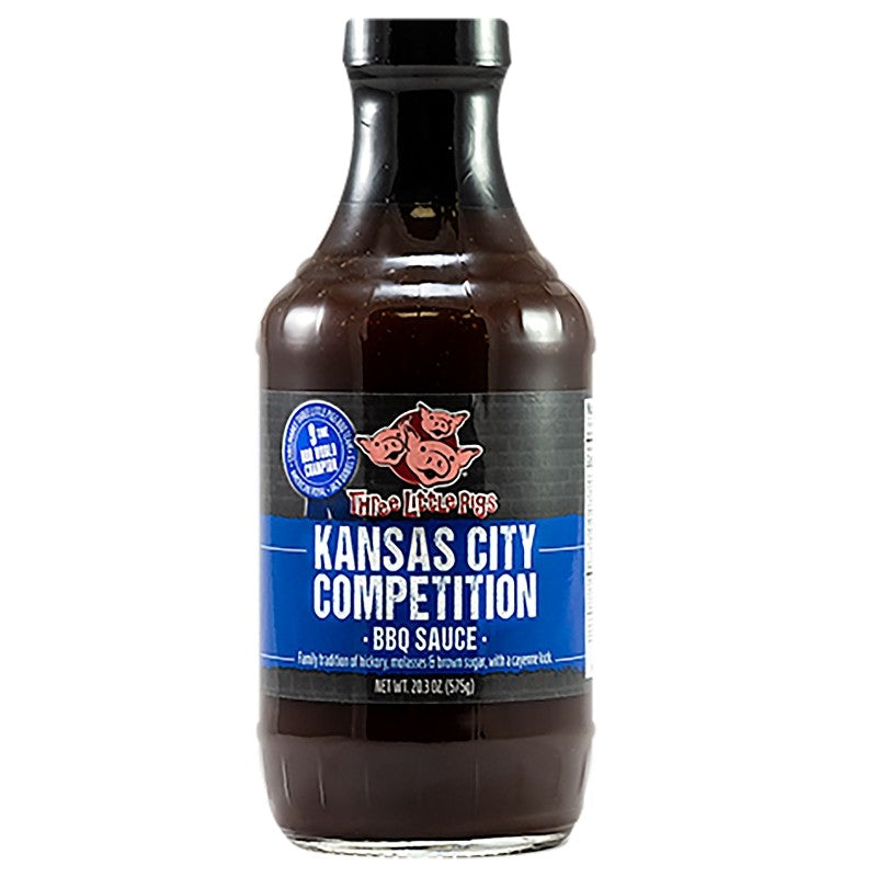 Three Little Pigs OW85502 Competition BBQ Sauce, 16 oz