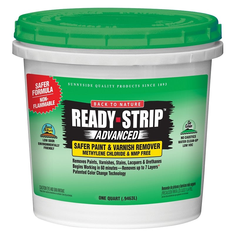 Sunnyside 65832 Paint/Varnish Remover, Gel, Liquid, Mild, Green, 1 qt (Pack of 6)