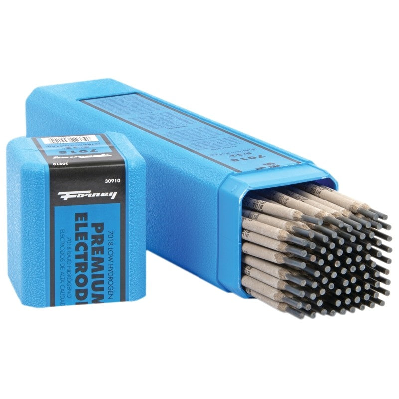 Forney 30910 Stick Electrode, 84000 psi Tensile Strength, Applicable Materials: Mild Steel, 5/32 in Dia, 14 in L