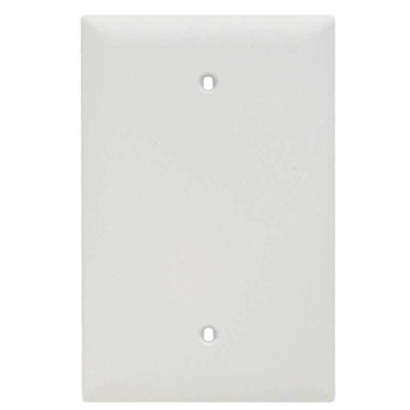 JUMBO BLANK WALL PLATE 1G WHT
