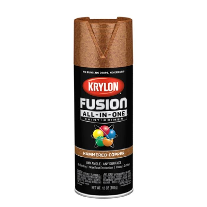 Krylon K02786007 Spray Paint, Hammered, Copper, 12 oz, Can