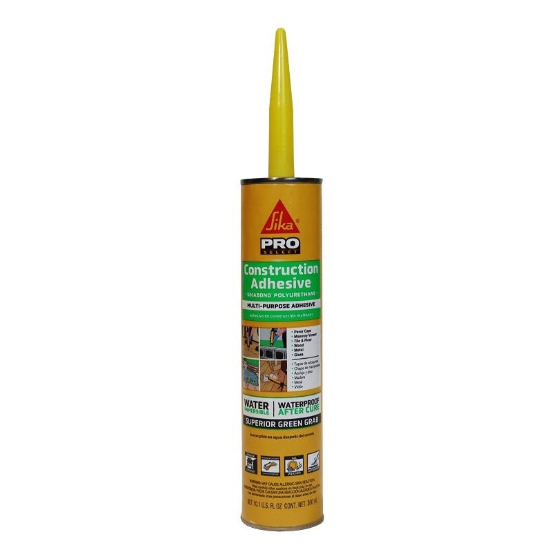 Sika 106403 Construction Adhesive, Gray, 10.1 oz, Cartridge (Pack of 12)