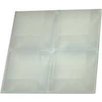 Self Adhesive Square Bumper Pads 3/4 Inch Clear 12 Pack