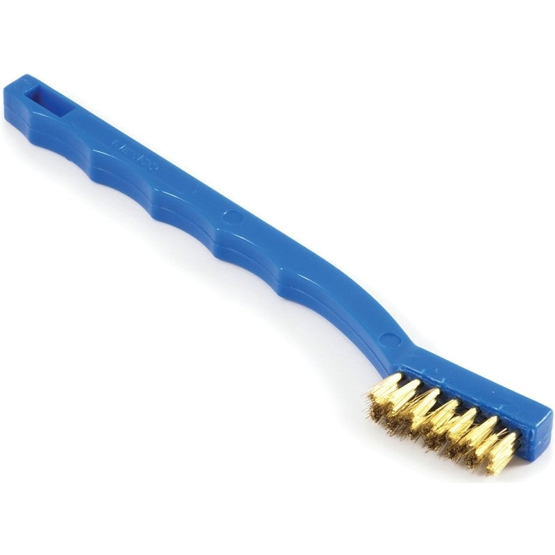 Forney 70489 Scratch Brush, 0.006 in L Trim, Brass Bristle