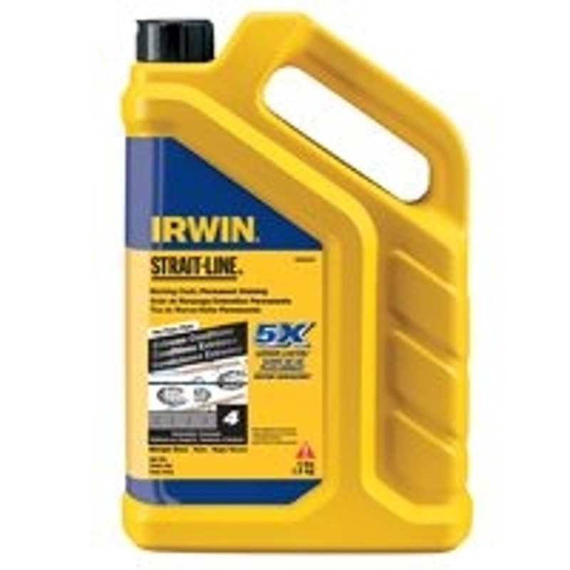 Irwin 4935526 Marking Chalk Refill, 4 oz, Midnight Black, Permanent