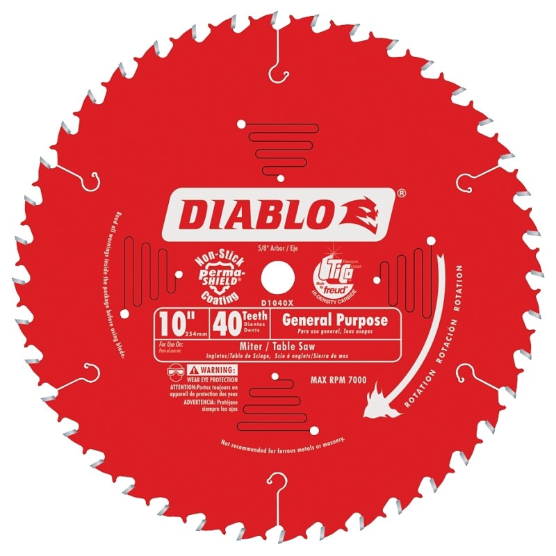 CIRC SAW BLADE 10 X 40 X 5/8