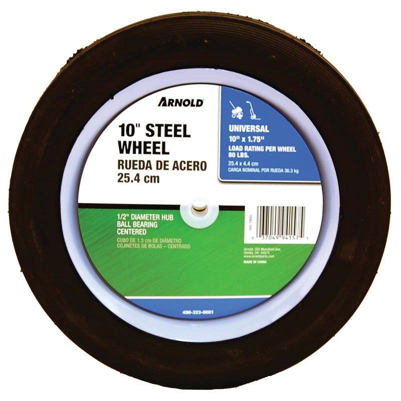 Arnold 490-323-0001 Tread Wheel, Semi-Pneumatic, Steel